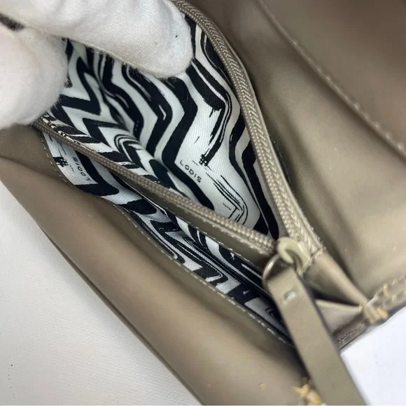 Lodis Fuchsia Pink Leather Long Wallet Continental Fold-Over Design - Picture 4 of 15